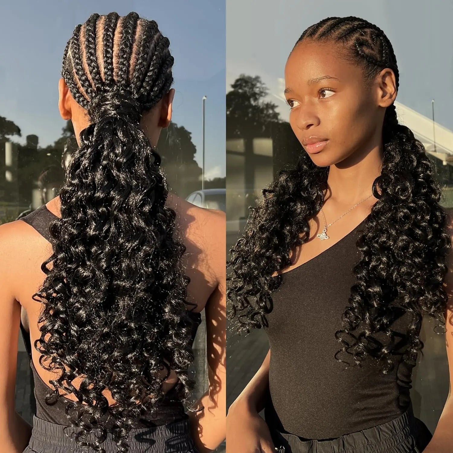 ( US ONLY) FAST SHIPPING OC | Toyotress® Ocean Wave Crochet Hair - 8 Packs Short Curly Water Wave Deep Twist Wavy Braids For Black Women Synthetic Braiding Hair Extensions Toyotress
